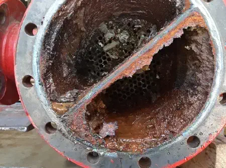 fouled tube bundle