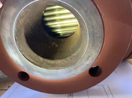 cleaned tube bundle